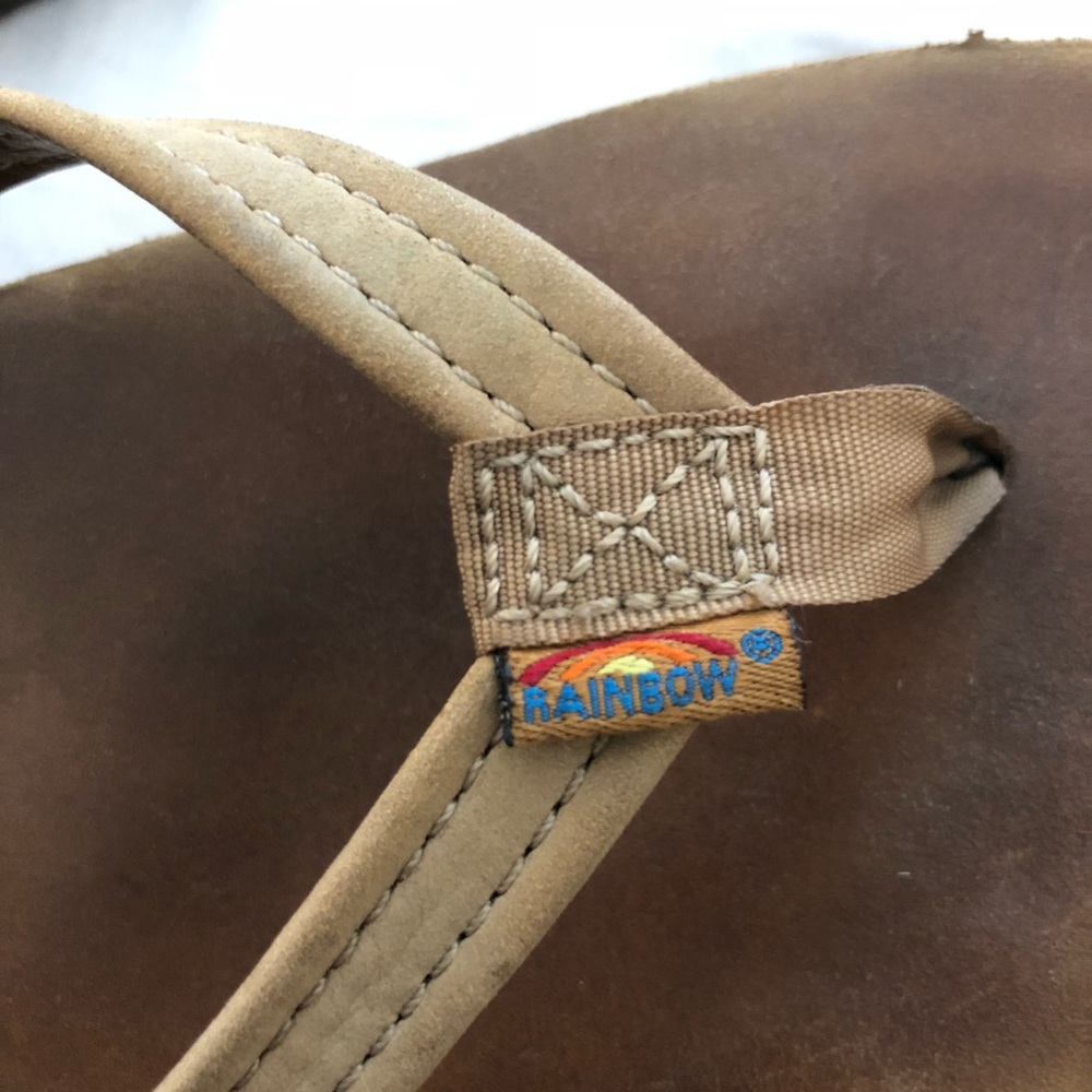 Size L rainbow sandals
